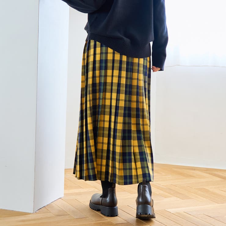 【昨年大人気】TRチェックプリーツスカート | coen【women】 | 詳細画像4 