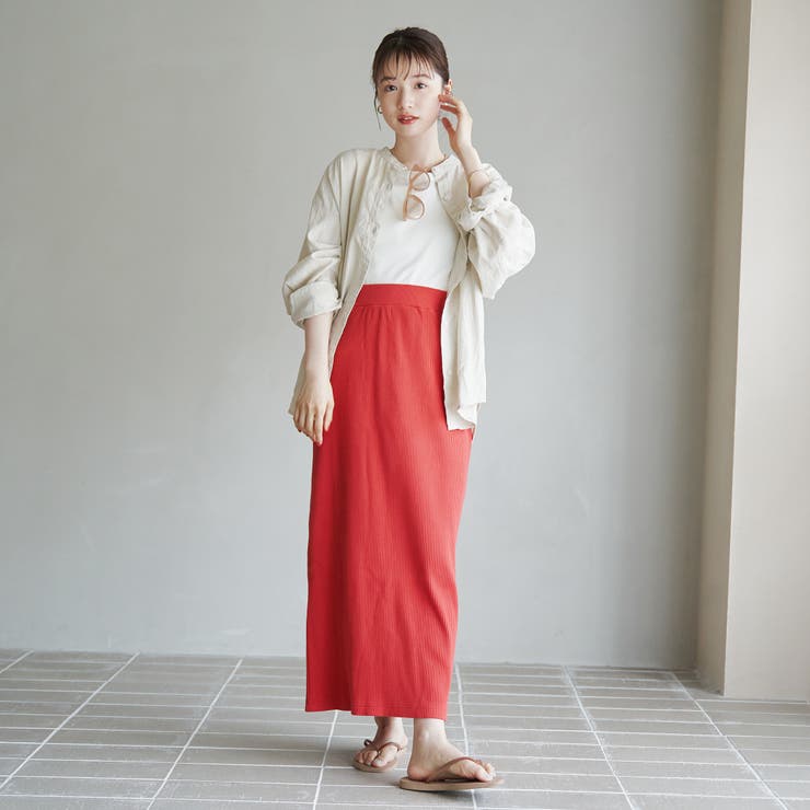 リブナロースカート | coen【women】 | 詳細画像5 