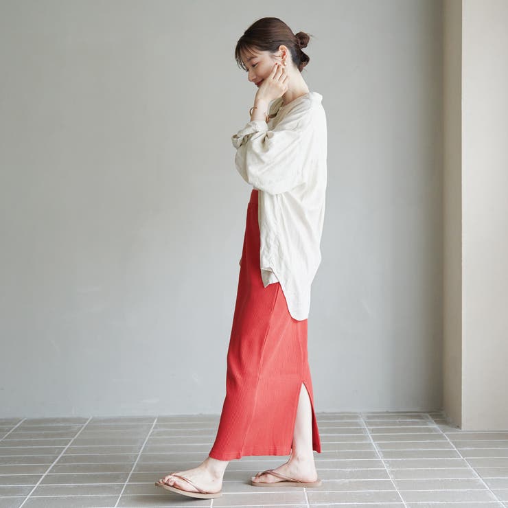 リブナロースカート | coen【women】 | 詳細画像6 
