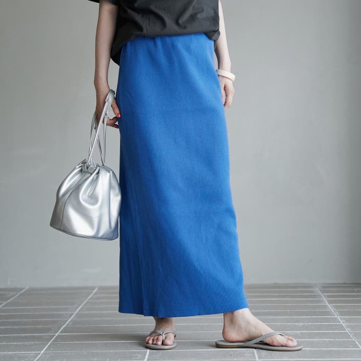 COBALT | リブナロースカート | coen【women】