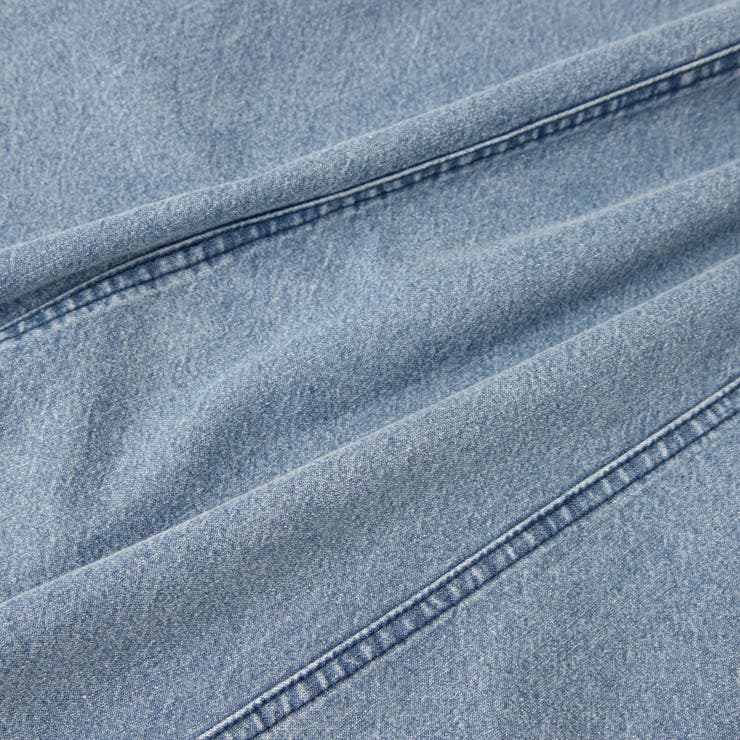 コットンレーヨンデニムパネルフレアスカート | coen【women】 | 詳細画像32 