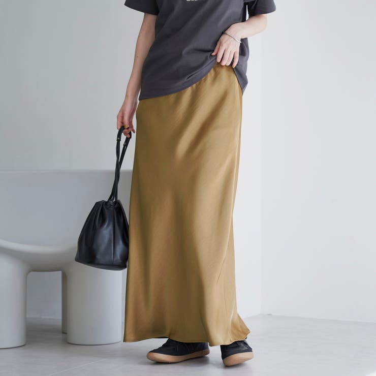 サテンAラインスカート | coen【women】 | 詳細画像13 