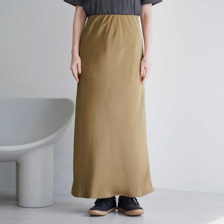 サテンAラインスカート | coen【women】 | 詳細画像20 