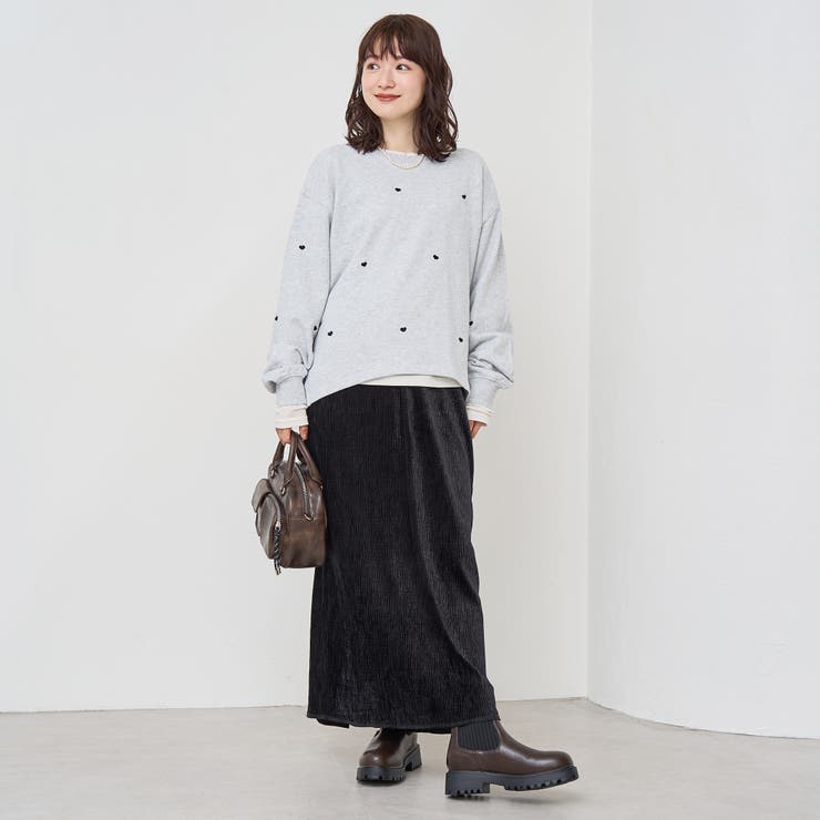 楊柳ベロアナロースカート | coen【women】 | 詳細画像5 