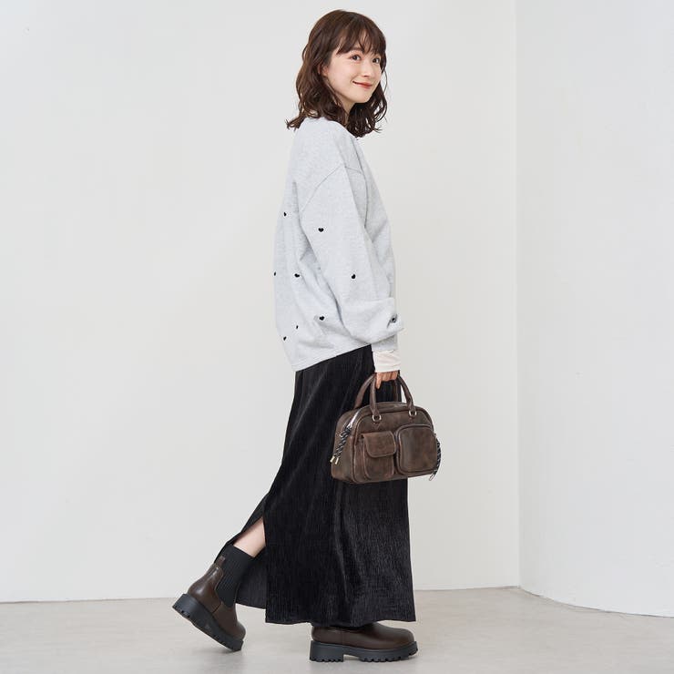 楊柳ベロアナロースカート | coen【women】 | 詳細画像7 