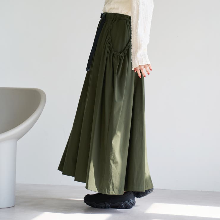 【C.mt】撥水ギャザースカート | coen【women】 | 詳細画像10 