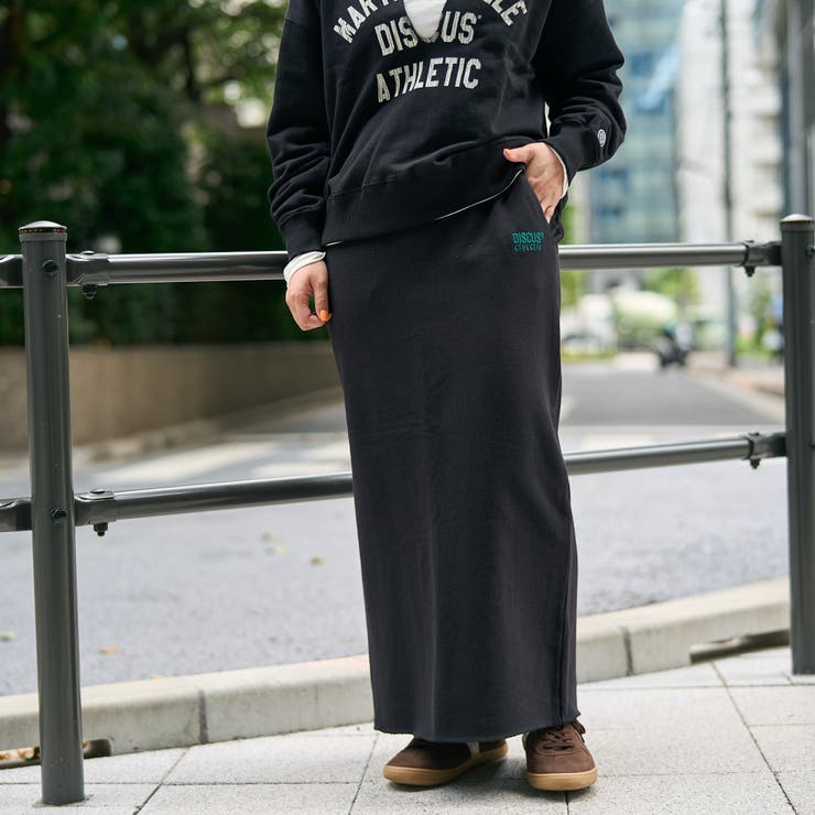 【WEB限定・DISCUS（ディスカス）】 裏毛ナロースカート | coen【women】 | 詳細画像1 