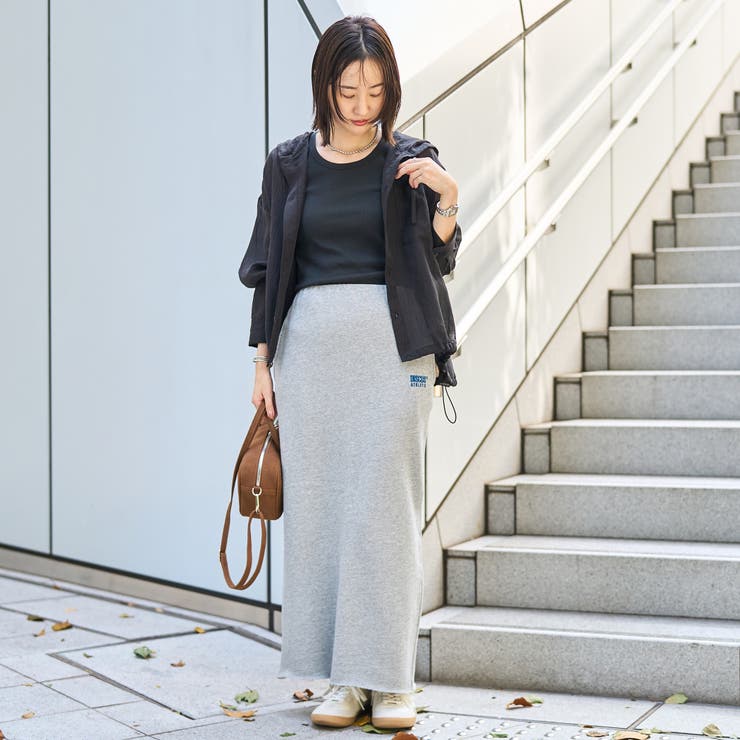 【WEB限定・DISCUS（ディスカス）】 裏毛ナロースカート | coen【women】 | 詳細画像12 