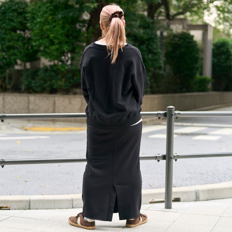 【WEB限定・DISCUS（ディスカス）】 裏毛ナロースカート | coen【women】 | 詳細画像7 