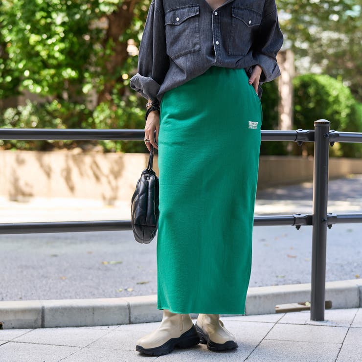 KELLY | 【WEB限定・DISCUS（ディスカス）】 裏毛ナロースカート | coen【women】