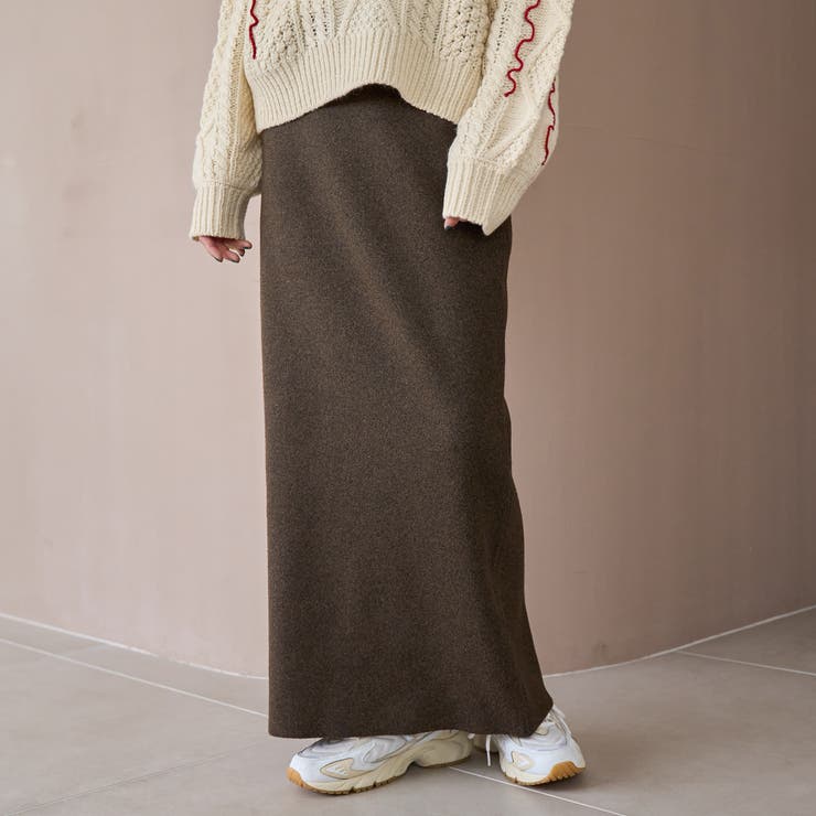 ソウバリニットナロースカート | coen【women】 | 詳細画像1 
