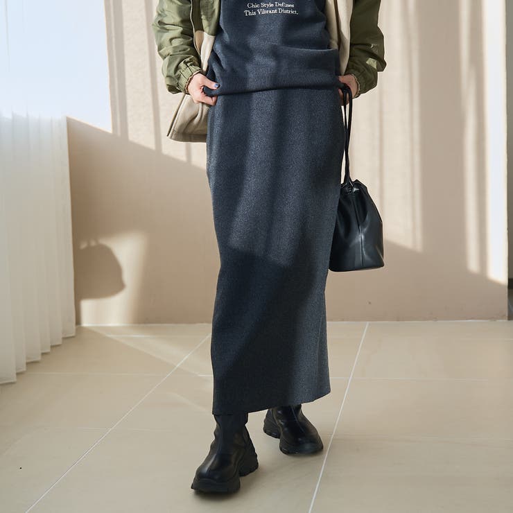 ソウバリニットナロースカート | coen【women】 | 詳細画像12 