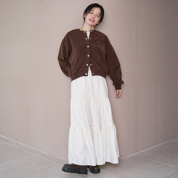 ウールライクガーゼティアードスカート | coen【women】 | 詳細画像5 