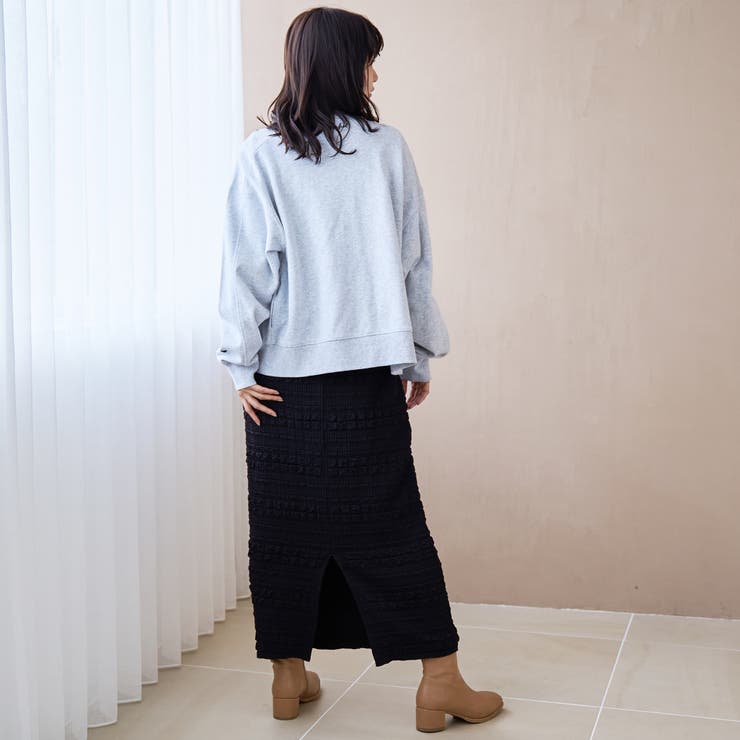 ふくれジャガードナロースカート | coen【women】 | 詳細画像10 
