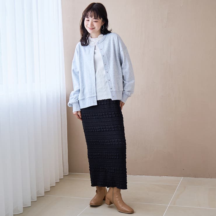 ふくれジャガードナロースカート | coen【women】 | 詳細画像9 