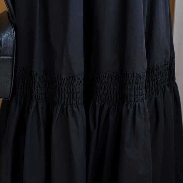 コットンタイプライター シャーリングティアードスカート | coen【women】 | 詳細画像12 