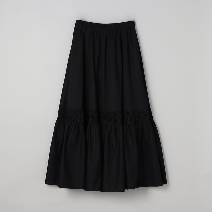 コットンタイプライター シャーリングティアードスカート | coen【women】 | 詳細画像13 