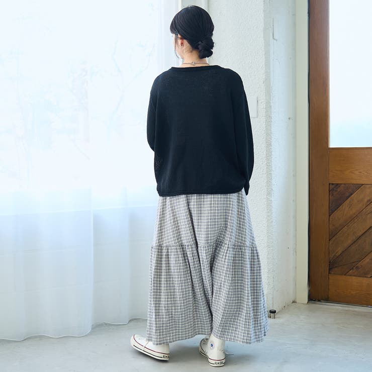 リネンレーヨンティアードスカート | coen【women】 | 詳細画像3 