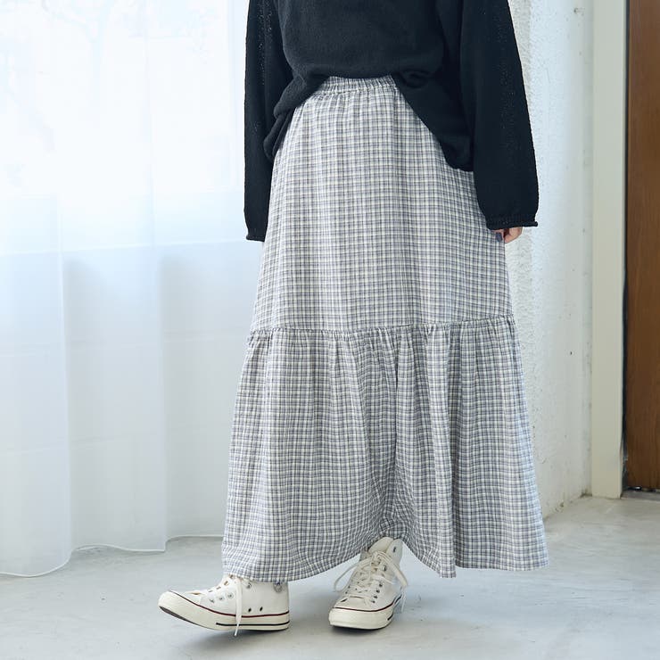 リネンレーヨンティアードスカート | coen【women】 | 詳細画像4 