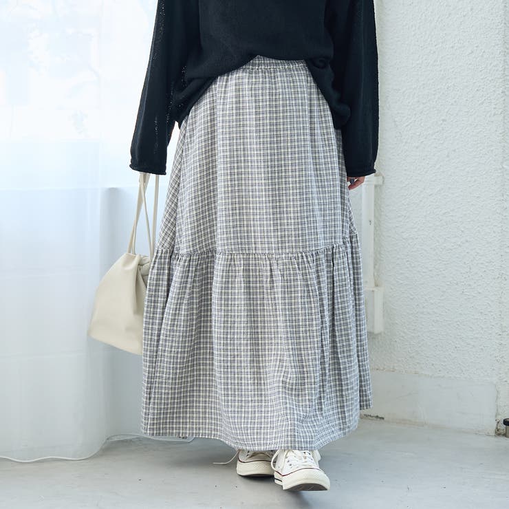 リネンレーヨンティアードスカート | coen【women】 | 詳細画像5 