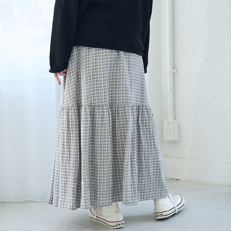 リネンレーヨンティアードスカート | coen【women】 | 詳細画像6 