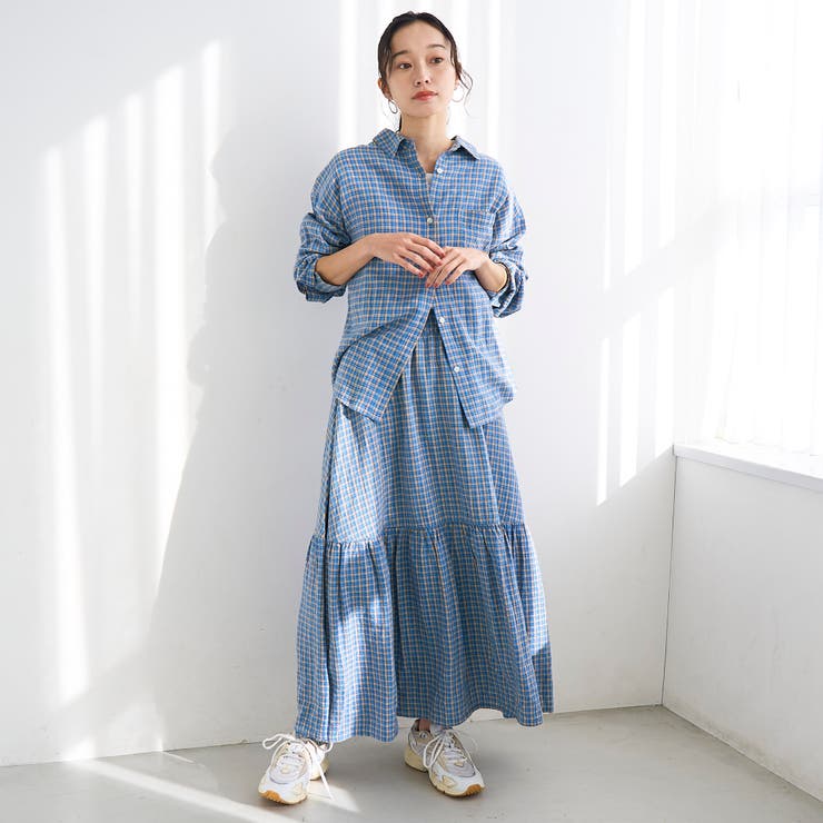 リネンレーヨンティアードスカート | coen【women】 | 詳細画像7 