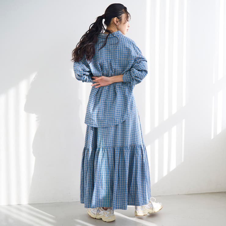 リネンレーヨンティアードスカート | coen【women】 | 詳細画像9 