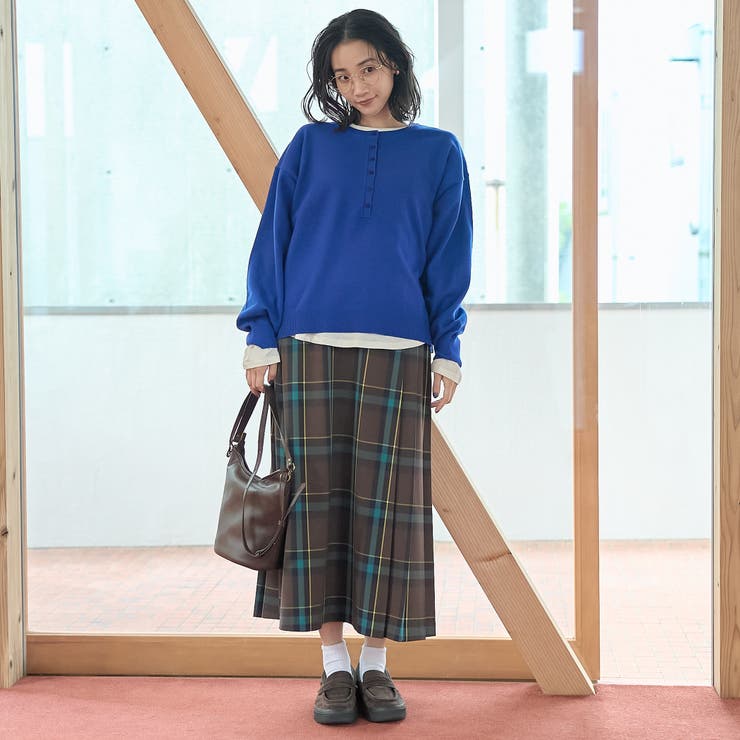 【昨年大人気】TRチェックプリーツロングスカート | coen【women】 | 詳細画像2 