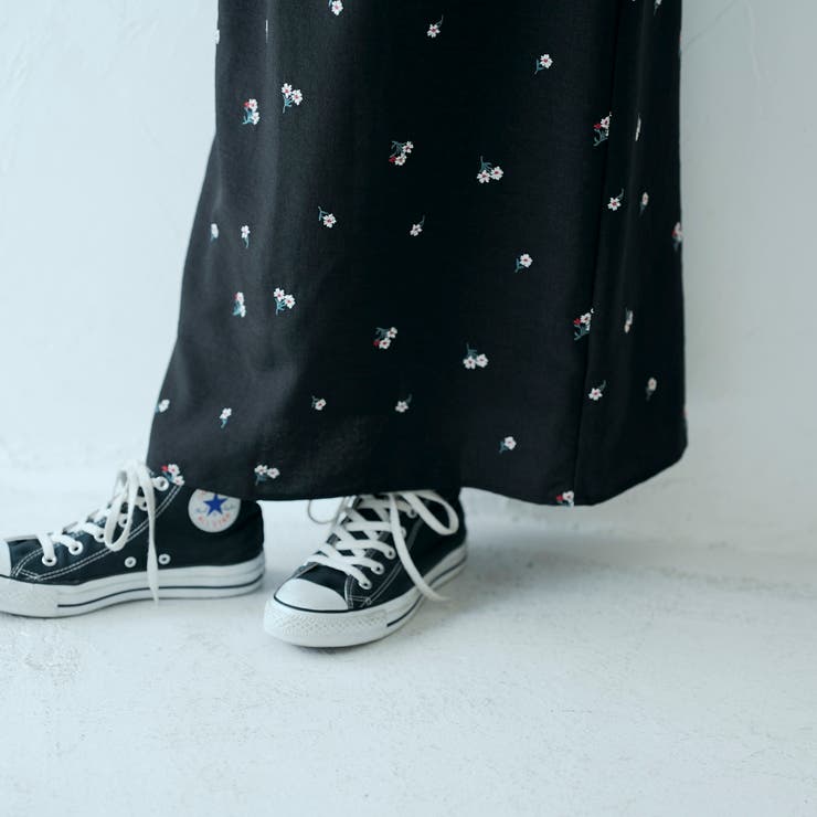 【セットアップ対応】フラワー刺繍イージーナロースカート | coen【women】 | 詳細画像21 