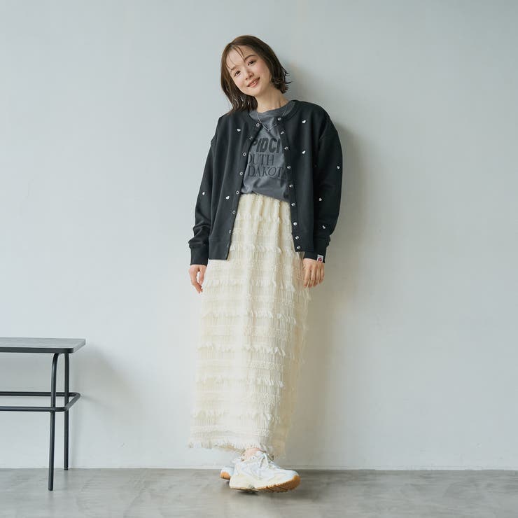 シフォンフリルナロースカート | coen【women】 | 詳細画像17 