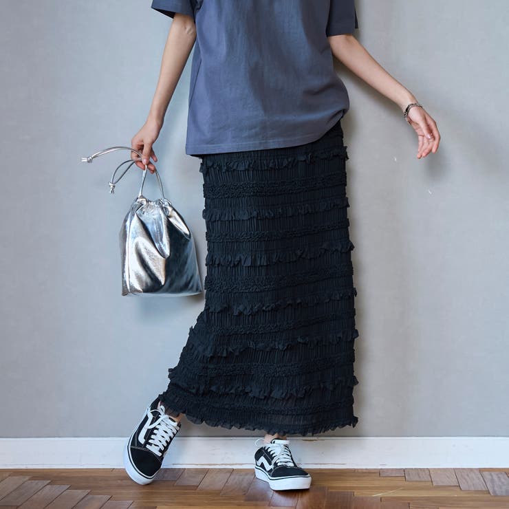 シフォンフリルナロースカート | coen【women】 | 詳細画像20 