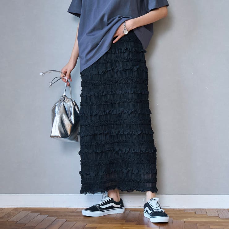 シフォンフリルナロースカート | coen【women】 | 詳細画像21 