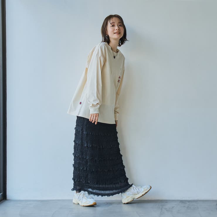 シフォンフリルナロースカート | coen【women】 | 詳細画像38 