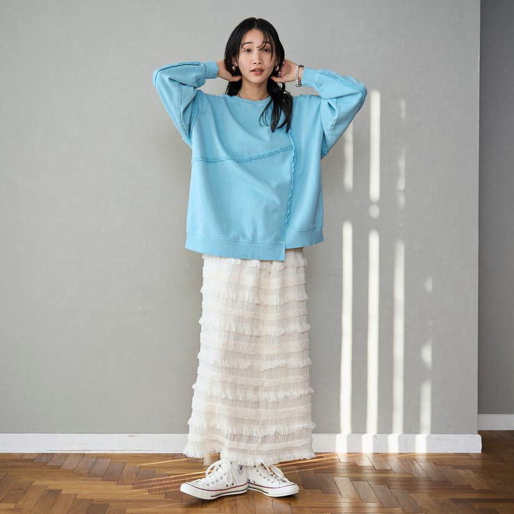 シフォンフリルナロースカート | coen【women】 | 詳細画像5 