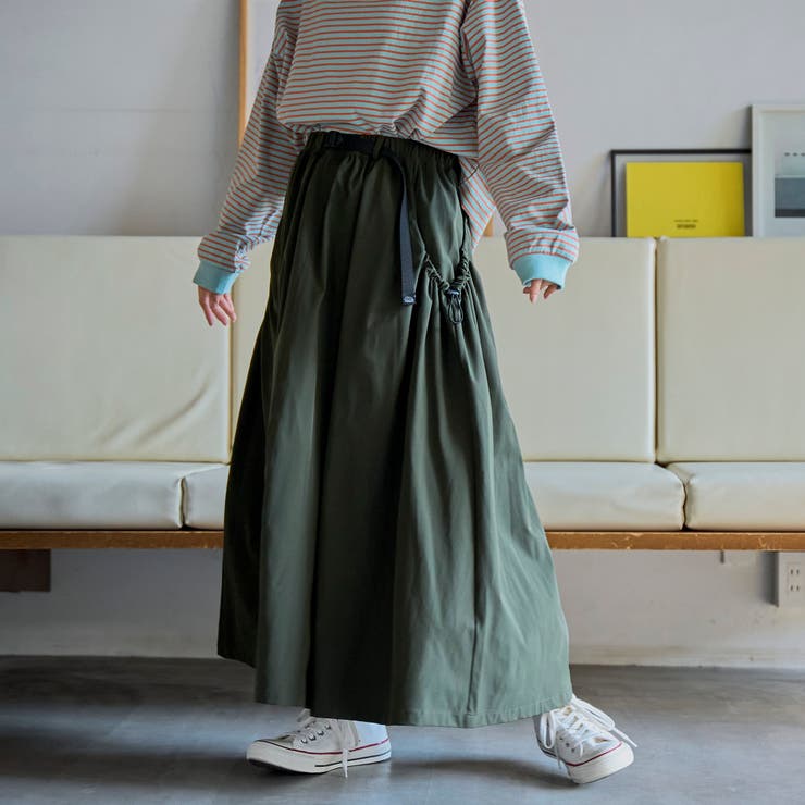 【C.mt】ドロストポケットギャザースカート | coen【women】 | 詳細画像14 