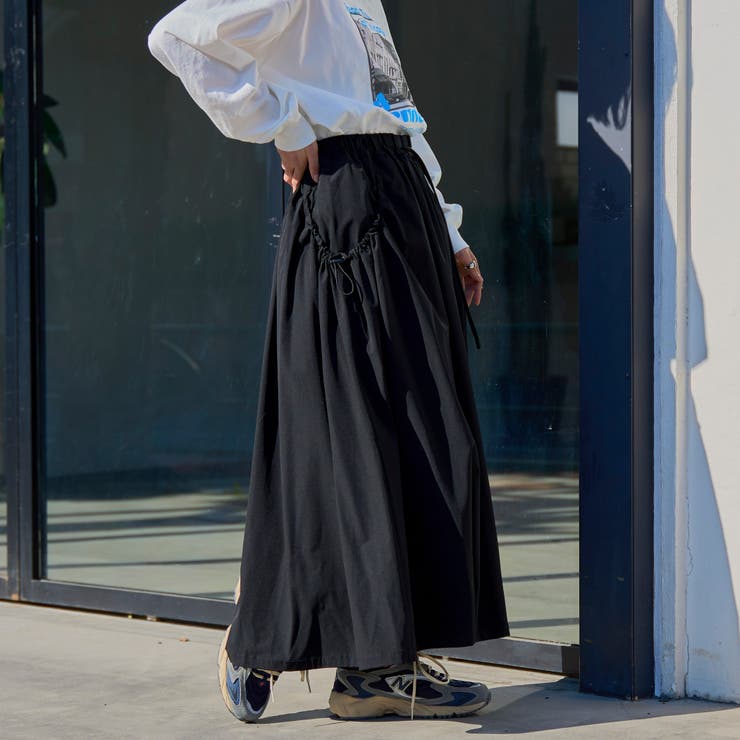 【C.mt】ドロストポケットギャザースカート | coen【women】 | 詳細画像4 