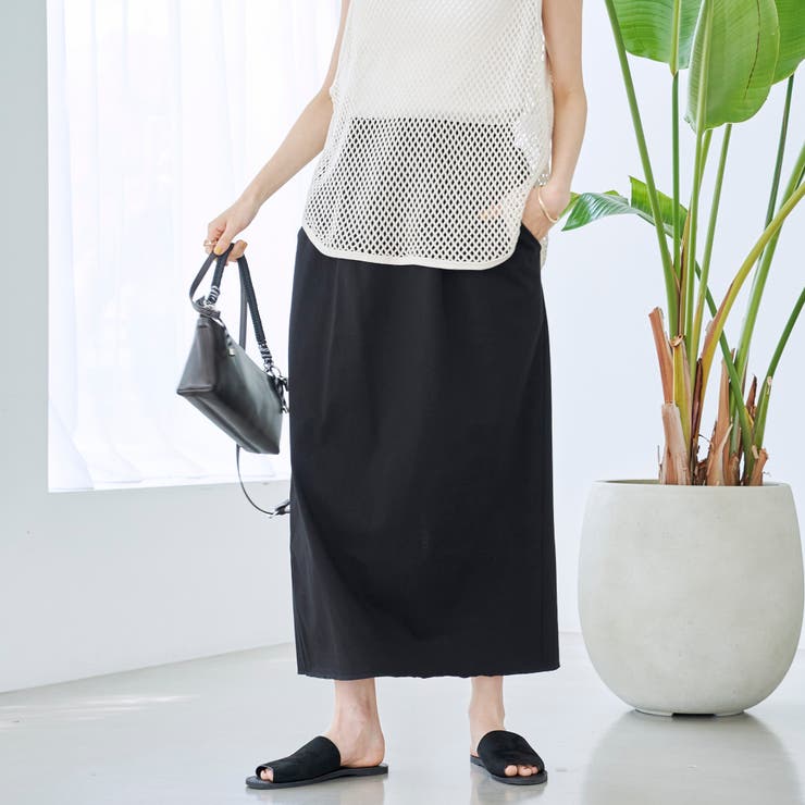 【接触冷感・UVカット】WELLTECT USA ナロースカート | coen【women】 | 詳細画像2 