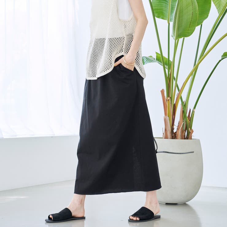 【接触冷感・UVカット】WELLTECT USA ナロースカート | coen【women】 | 詳細画像3 