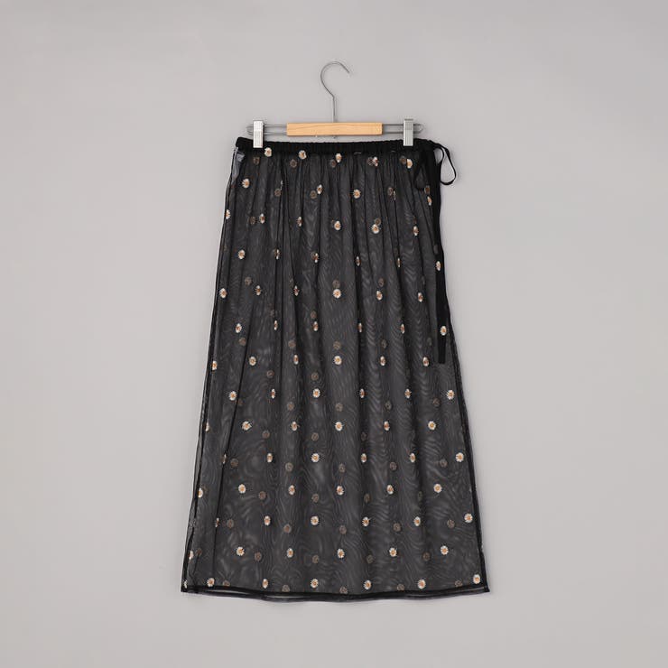 フラワーモチーフチュールラップスカート | coen【women】 | 詳細画像17 