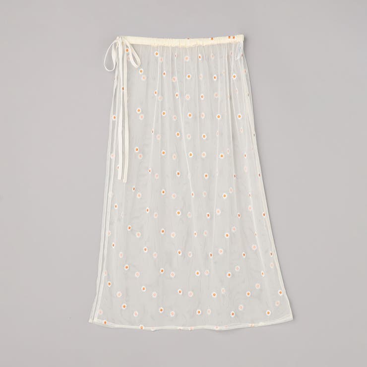 フラワーモチーフチュールラップスカート | coen【women】 | 詳細画像22 