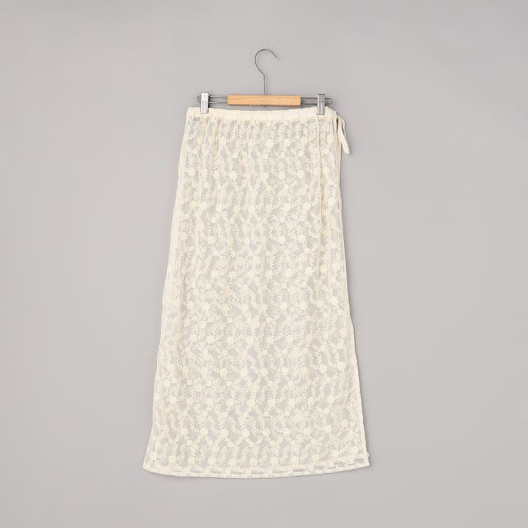 フラワーレースチュールラップスカート | coen【women】 | 詳細画像17 