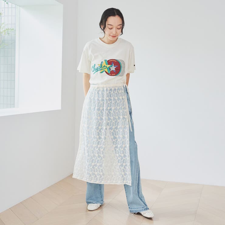 フラワーレースチュールラップスカート | coen【women】 | 詳細画像6 