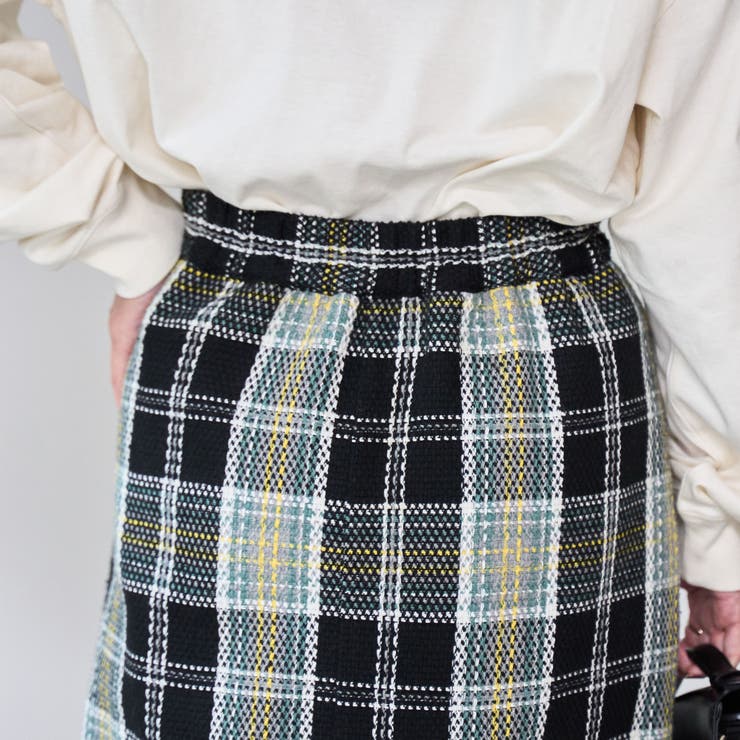 スプリングツイードナロースカート | coen【women】 | 詳細画像12 