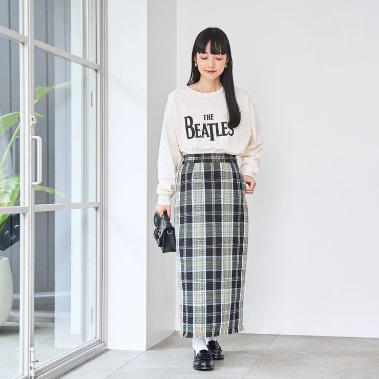 スプリングツイードナロースカート | coen【women】 | 詳細画像5 