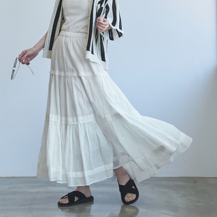 MARKET（マーケット）ティアードフレアスカート[品番：COEW0005690