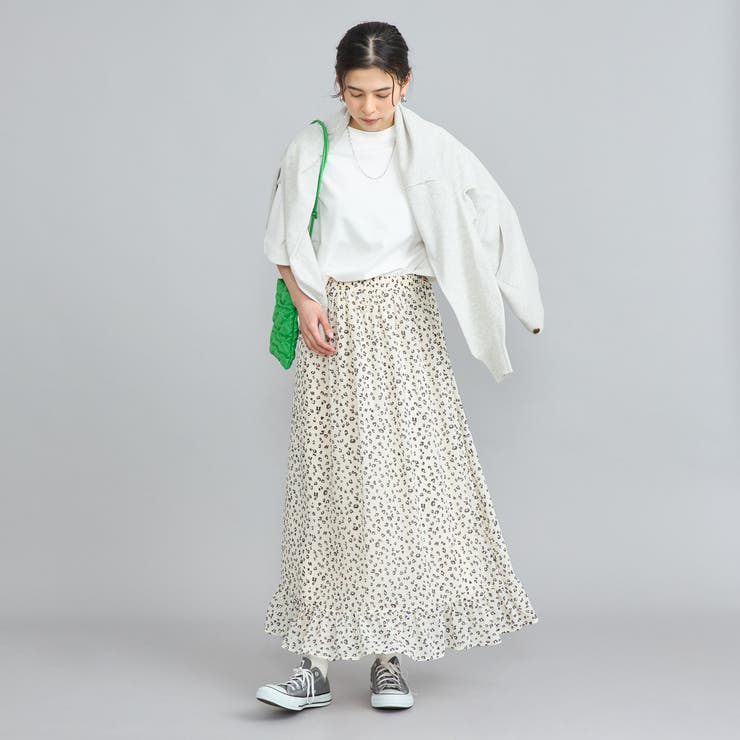 レオパードプリントフリルギャザースカート | coen【women】 | 詳細画像15 