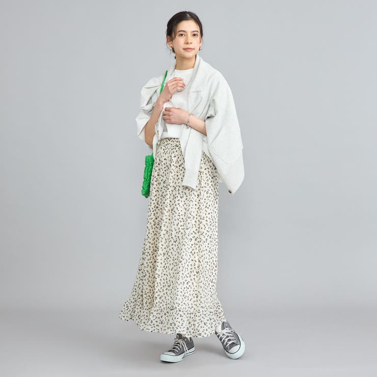 レオパードプリントフリルギャザースカート | coen【women】 | 詳細画像16 