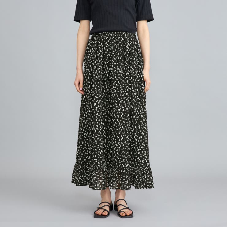 レオパードプリントフリルギャザースカート | coen【women】 | 詳細画像17 