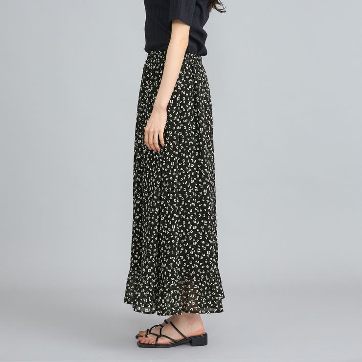 レオパードプリントフリルギャザースカート | coen【women】 | 詳細画像18 