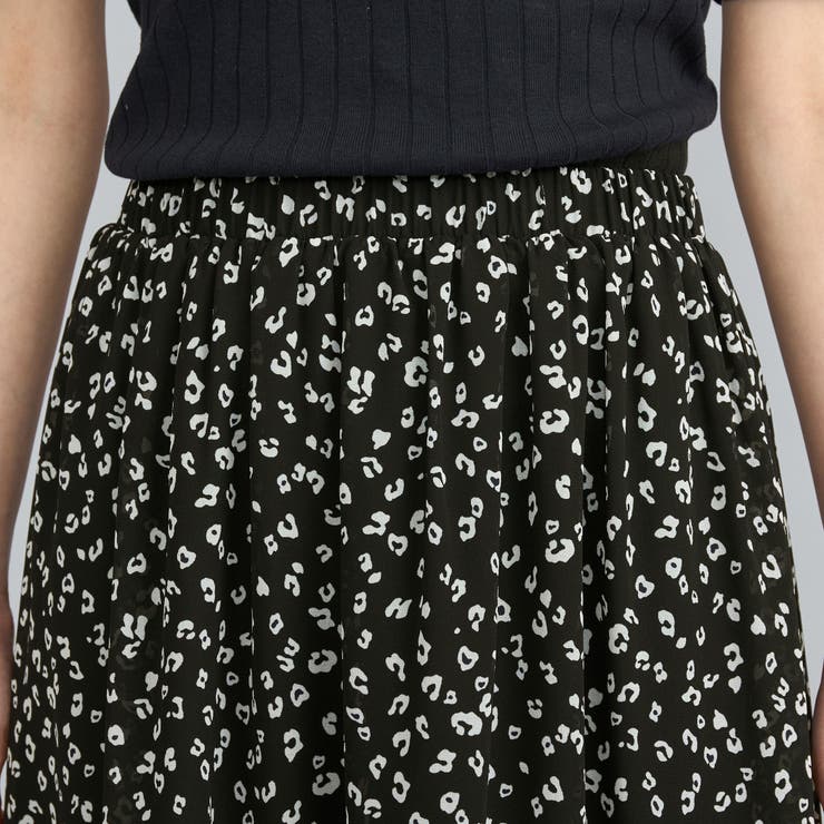 レオパードプリントフリルギャザースカート | coen【women】 | 詳細画像20 